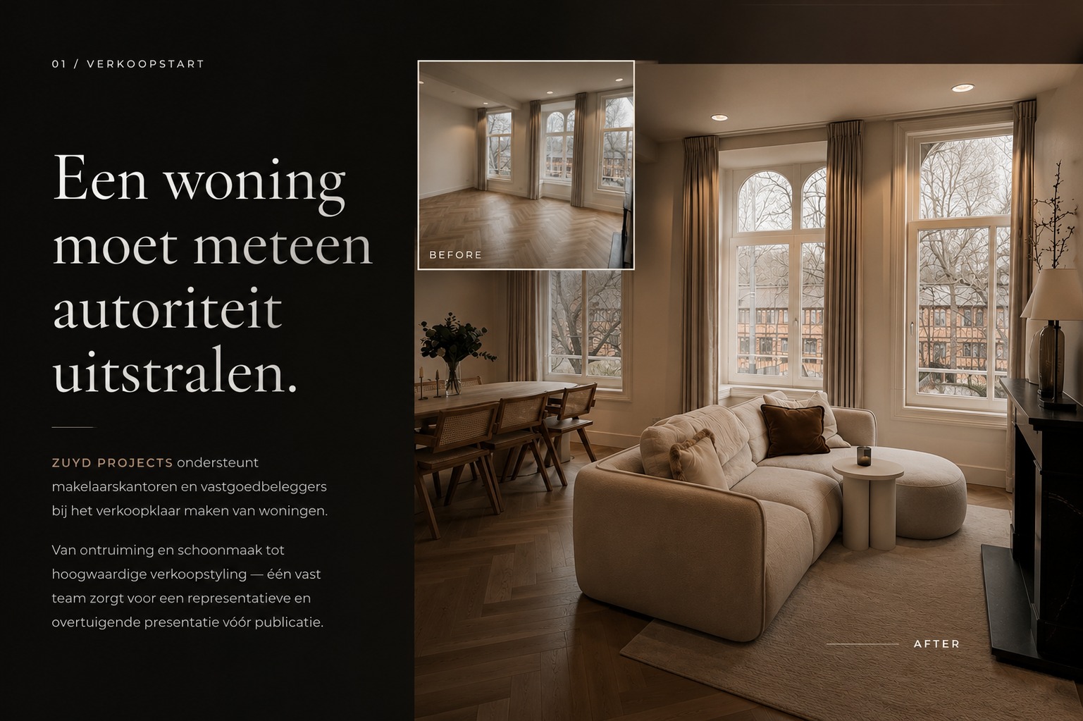 Voorbeeld van verkoopstart presentatie door ZUYD PROJECTS