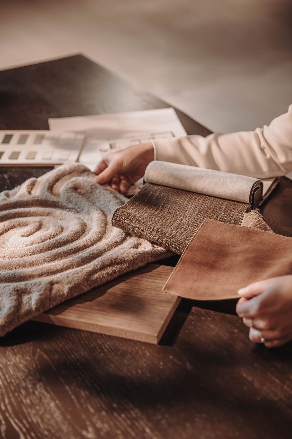 Selectie van materialen voor vastgoedstyling door Zuyd Projects